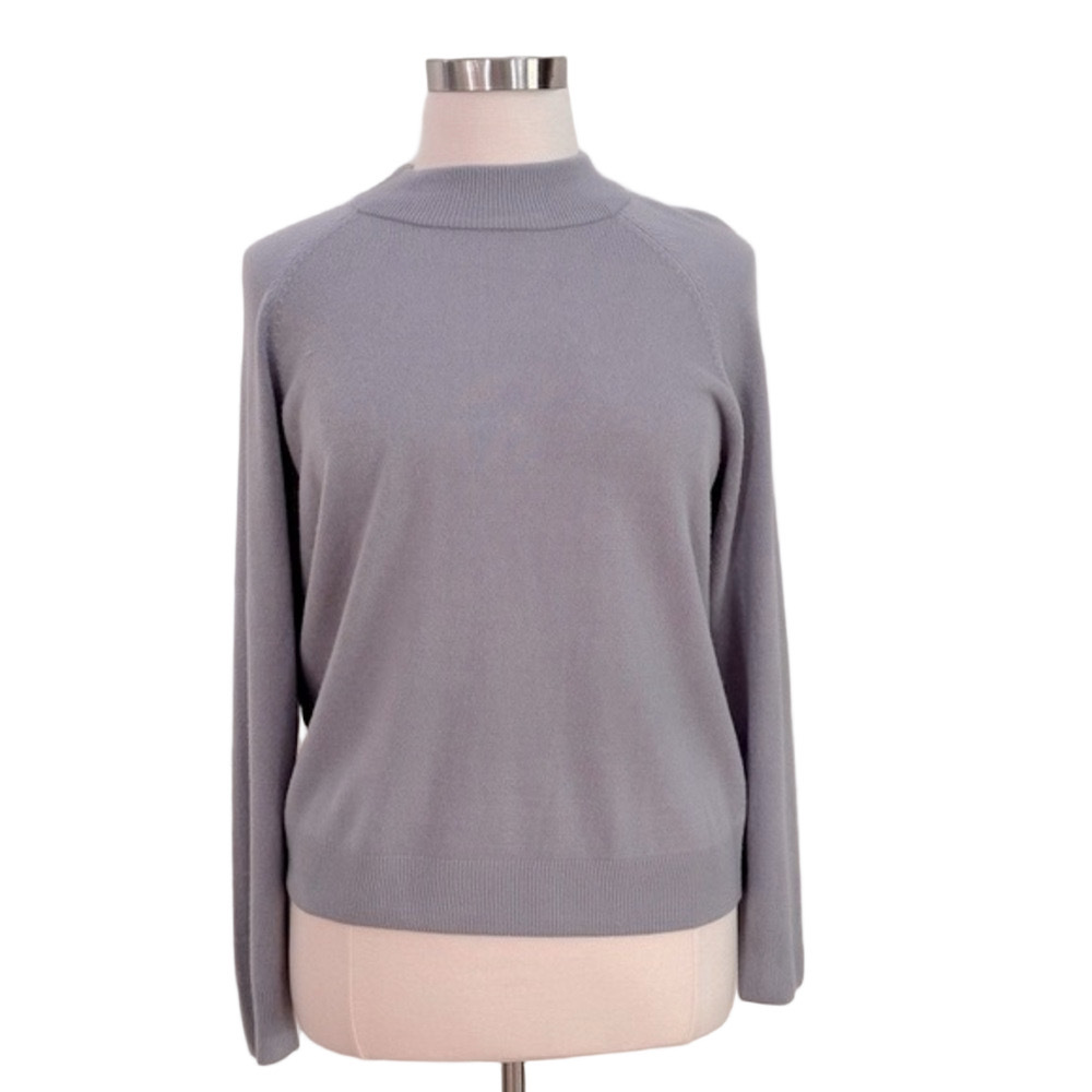The TOG Shop, XXL, Light gray, zip neck, mock turtleneck sweater